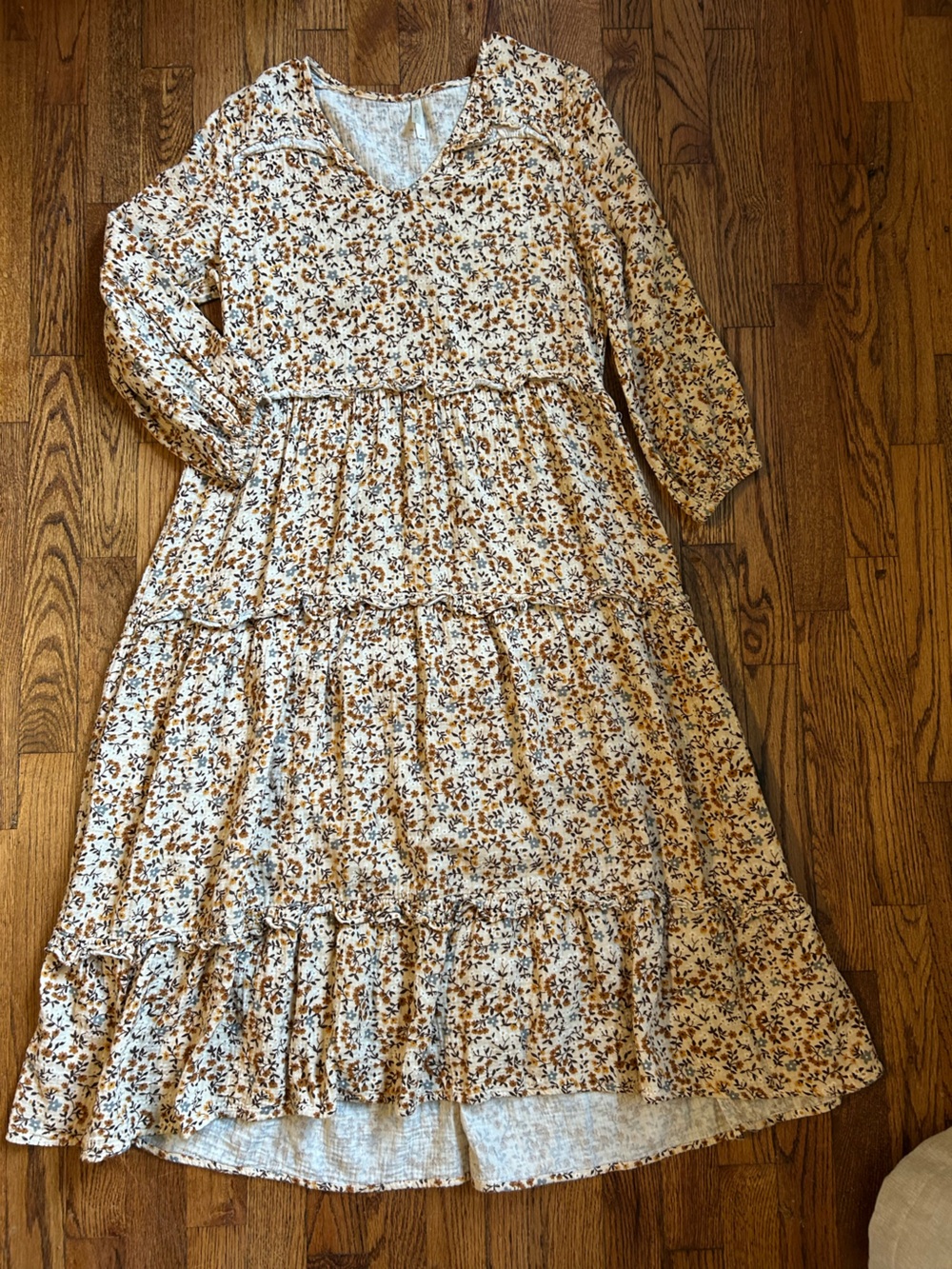 Rylee + Cru Mabel Dress in Warm Floral